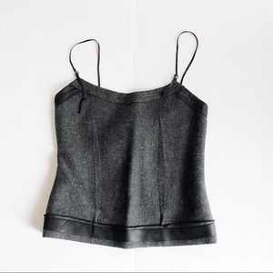 Prada Wool Blouse Lace-up Straps